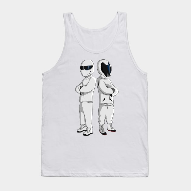 Starman and The Stig cartoon (Pop Art) Tank Top by TheContactor